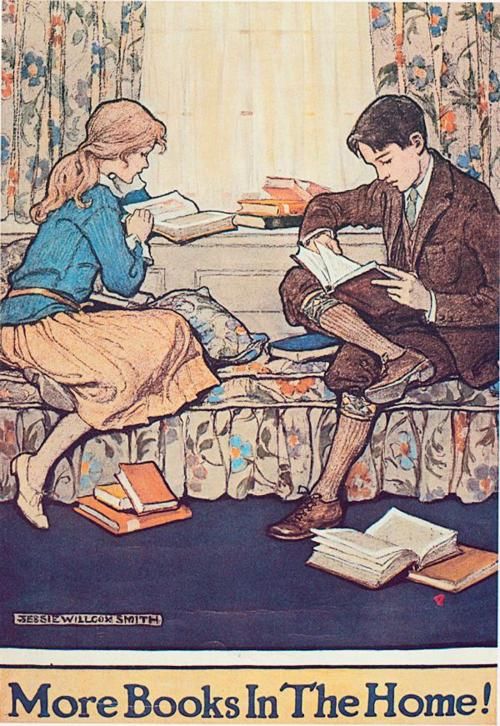 Children's Book Week poster 1924 - art by Jessie Wilcox Smith