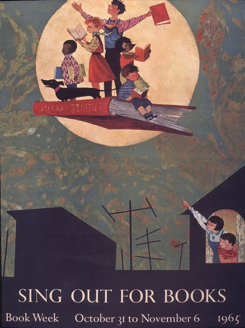 Children's Book Week poster 1965 - art by Ezra Jack Keats