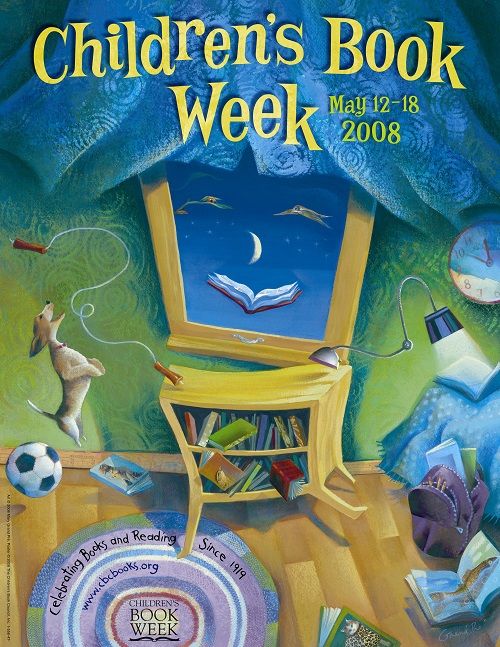 Children's Book Week poster 2008 - art by Mary GrandPre