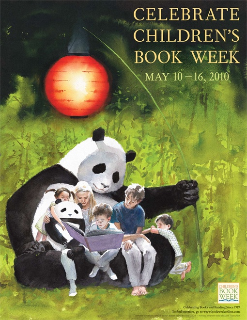 Children's Book Week poster 2010 - art by Jon J. Muth