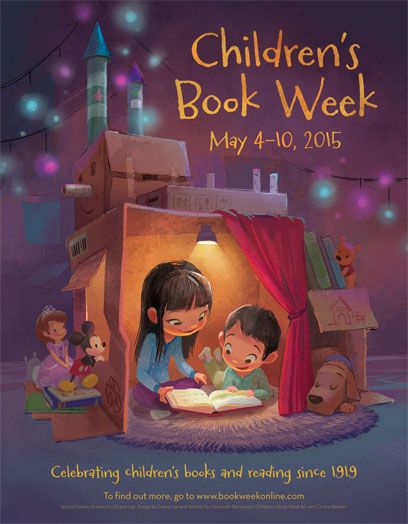 Children's Book Week poster 2015 - art by Grace Lee