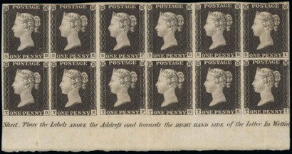 Penny-Black-Plate-III-block-12-Chartwell-410