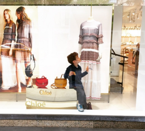 Madison Avenue window display boy by @sallylloydjones